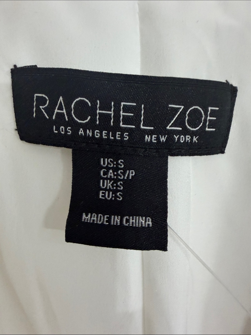 Rachel Zoe Cream Double-Breasted Blazer with Gold Buttons| S - Picture 2 of 11